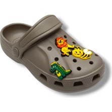 Apella E300-3-26 Arı Aslan Süslü  Sabo Erkek Çocuk Terlik&sandalet 31-35