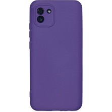 Galaxy A03 Kılıf Nano Içi Kadife - Mor