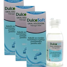 Dulcosoft Oral Solüsyon 250 ml - 3 Adet Sıvı Formda Kabızlık Sorununa Yardımcı
