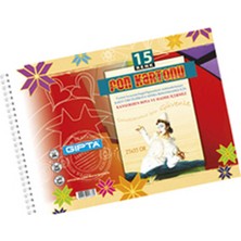 Gıpta 25X35CM Fon Kartonu 15'li Renkli Kırtasiye Ürünü ile Yaratıcılığınızı Geliştirin