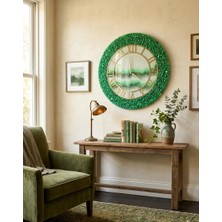 Duvar Saati - 35CM - Modern Dekoratif Duvar Saati - Epoksi Duvar Saati - El Yapımı Duvar Saati