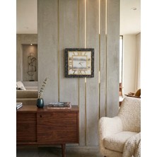 Duvar Saati - 40 cm - Modern Dekoratif Duvar Saati - Epoksi Duvar Saati - El Yapımı Duvar Saati - Şık Duvar Saati