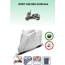 Mondial 125 Ressivo Arka Çanta Uyumlu Motosiklet Branda Su Geçirmez Dayanıklı Kumaş