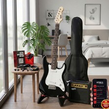 Midex CEG-36BK Amfili Full 3/4 36 İnç Elektro Gitar Seti White Black