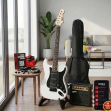 Midex CEG-36WH Amfili Full 3/4 36 İnç Elektro Gitar Seti White