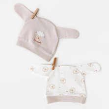 Aylina Mey Ithalat® AC26157 Tinny Sheeps Şapka Beige