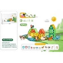 Aylina Mey Ithalat® Magnetic Blok 5.5 cm 70 Parça