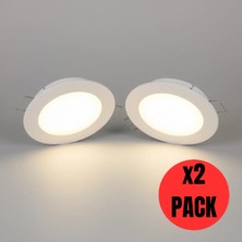 K2 Kdl 403 Slim LED Panel 2'li Spot Gömme 18W 1440 Lümen - 4000K - Ilık Beyaz