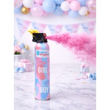 Parti Adresi Cinsiyet Belirleme Partisi Cinsiyet Belirleme Tüpü Baby Shower Toz Boya Tüpü Pembe
