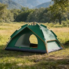Aylina Mey Ithalat®  6 kişilik Otomatik Kamp Çadırı – Çift Katmanlı, Suya Dayanıklı, Hızlı Kurulum Outdoor Aile ve Doğa Çadırı 200X250X150 cm