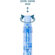 Serve Versatil Kalem (Mekanik Kurşun Kalem) Deep 0.7 Mm Kahve - Donut Gök Mavi SV-DEEP-07-TGM