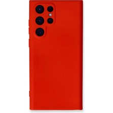 Galaxy S23 Ultra Kılıf Nano Içi Kadife - Kırmızı