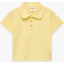 Koton Pamuklu Düğmeli Kısa Kollu Polo Yaka Tişört