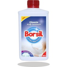 Borsil Çimento Artığı Temizleyici 500 ML Mermer Ve Doğal Taş Uyumlu Nano Teknoloji Asitsiz Temizlik