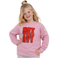 Hupalupa Store Hupalupa Basic Sweatshirt Pembe Not Today 9-10 Yaş