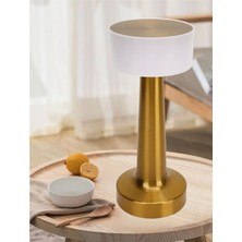 İlanib Ticaret Ilanib Ticaret Dekoratif LED Masa Lambası USB Şarjlı, Dokunmatik, 3 Renk Modlu)