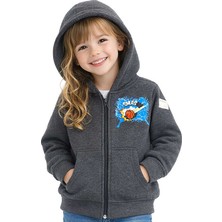 Hupalupa Store Hupalupa Kapüşonlu Sweatshirt Siyah Smash 5-6 Yaş