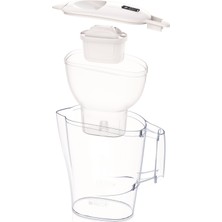 BRITA Aluna Cool 2,4 lt Beyaz Filtreli Su Arıtma Sürahi Şeffaf Malzeme ile Modern Tasarım