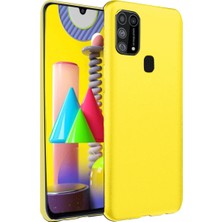 Xciks Collections Galaxy M31 Kılıf Nano Içi Kadife - Sarı