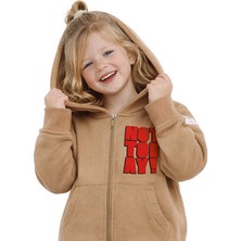 Hupalupa Store Hupalupa Kapüşonlu Sweatshirt Bej Not Today 7-8 Yaş