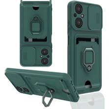 Bucuks Po M5 Kılıf Zuma Kartvizitli Yüzüklü - Yeşil