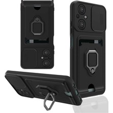 Bucuks Po M5 Kılıf Zuma Kartvizitli Yüzüklü - Siyah