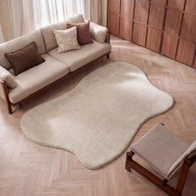 Cool Halı Açık Taş Kalın Yumuşak Modern Amorf Minimalist Bohem Asimetrik Giriş Antre Yatak Oda Halısı