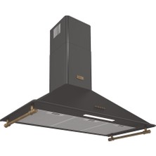 Hafele Vıntage Ankastre Davlumbaz Piramit Antrasit