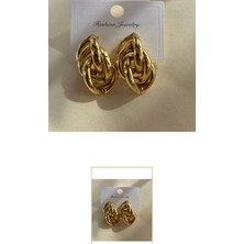 Afsel Jewelry Gold Küpe