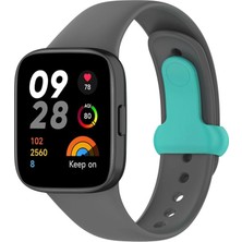 Alkar Ticaret Xiaomi Redmi Watch 3 Origin Silikon Kordon - Füme