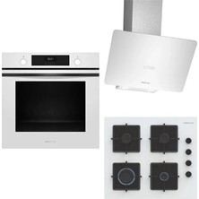 Profilo Beyaz Xxl Fırınlı Buharlı Ankastre Set (FXSA243B - OE36P2P11D - DVK6J429)