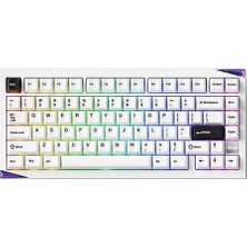 Akko Mineral 01 Vıa Stellar Rose Switch Hotswap Rgb Kablosuz Ingilizce Gaming Klavye