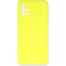 Bucuks Galaxy M51 Kılıf Nano Içi Kadife - Sarı