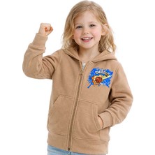 Hupalupa Store Hupalupa Kapüşonlu Sweatshirt Bej Smash 7-8 Yaş