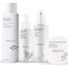 Ollaluna Hair Shampoo & Saç Serumu & Body Perfume & Hair Mask