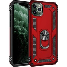 Xciks Collections Iphone 11 Pro Kılıf Sofya Yüzüklü Kapak - Kırmızı