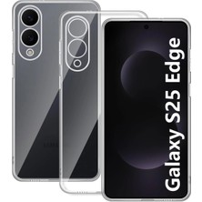 Xciks Collections Galaxy S25 Edge Kılıf Lüx Şeffaf