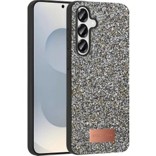 Xciks Collections Onegif Galaxy S25 Plus Bright Simli Kapak - Gümüş