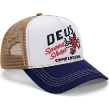 Trucker Şapka - Dogleg *beyaz/lacivert/bej* / Deus