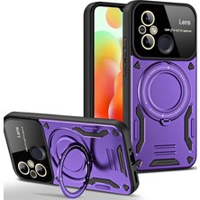 Bucuks 12C Kılıf Joy Lens Standlı Kapak - Mor