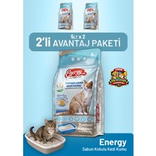 Pet Food Energy Kedi Kumu Sabun Kokulu 5 Lt - 2 Adet