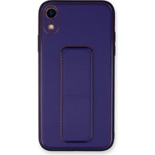 Xciks Collections Iphone Xr Kılıf Co Deri Standlı Kapak - Mor