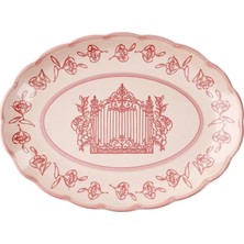Guzzini Josephine Servis Tabağı Small 36X27 cm Pembe