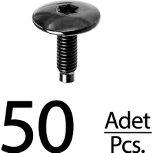 İnnovareauto Seat Peugeot Citroen Renault Vw Bmw 3 E90 Için Torx (Tork) Koltuk Kızak Civatası - 50 Adet