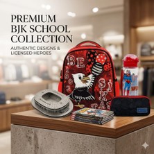 CLK Sports Beşiktaş Anaokulu Çantası - Çift Gözlü Kalemlik - Lisanslı Suluk Matara Hediye