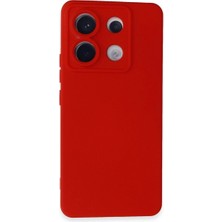 Xciks Collections Note 13 Pro 5g Kılıf Nano Içi Kadife - Kırmızı