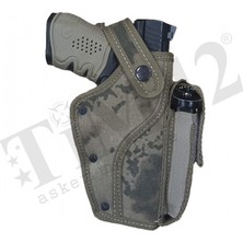 TİM42 3 Vidalı Zigana Model Silah Kılıfı Jandarma Kamuflaj
