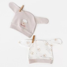Dadya Milla Ddy AC26157 Tinny Sheeps Şapka Beige Mil