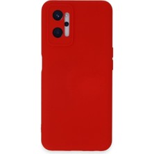 Realme 9i 4g Kılıf Nano Içi Kadife - Kırmızı