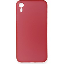 Iphone Xr Kılıf Pp Ultra Ince Kapak - Kırmızı